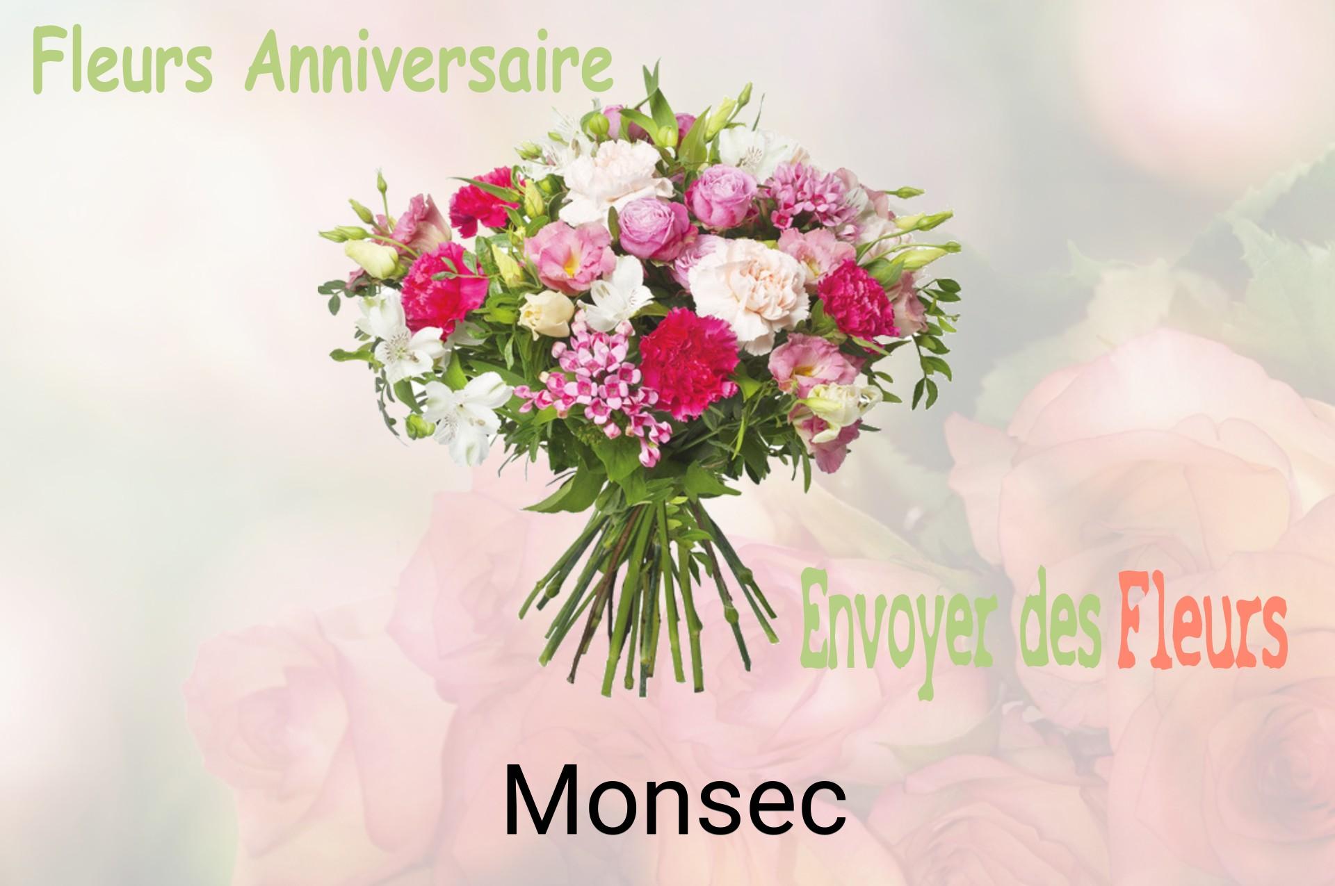 Bouquet de fleurs d’anniversaire livré à Monsec